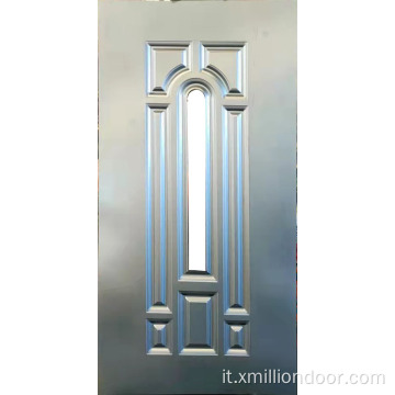 Pelle per porta in acciaio stampato dal design classico